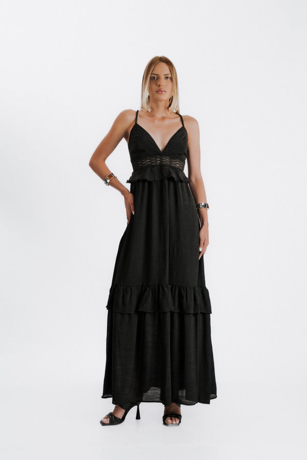 VESTIDO LEIA - Preto