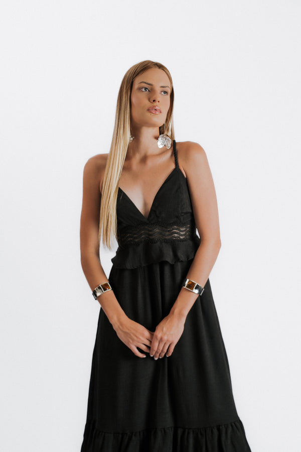 VESTIDO LEIA - Preto