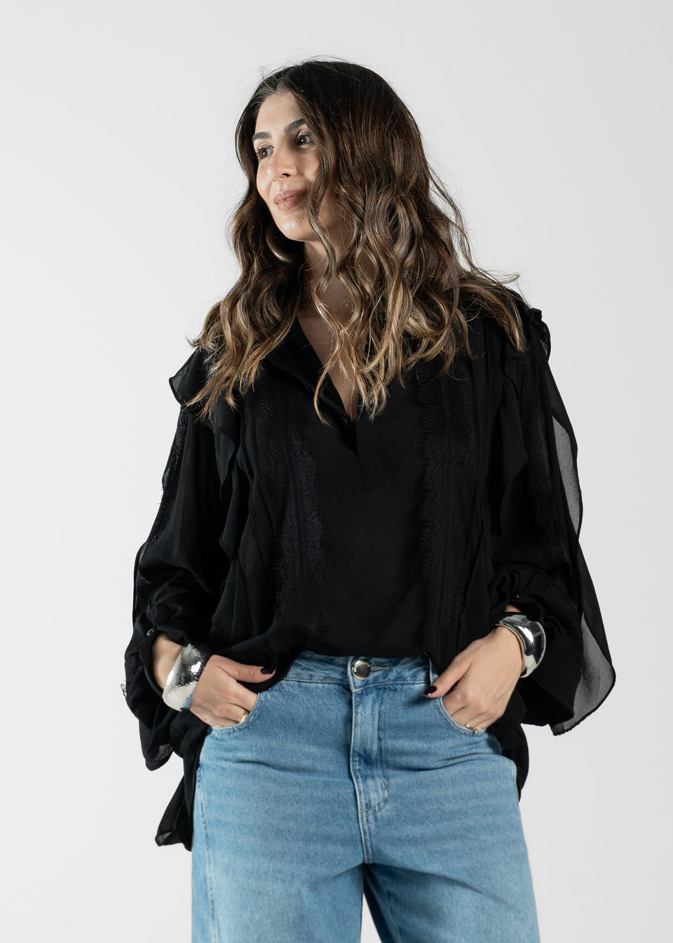 BLUSA CARMÉLIA - Preto