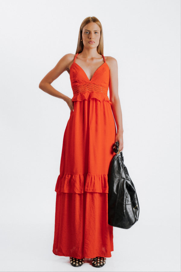 VESTIDO LEIA - Vermelho