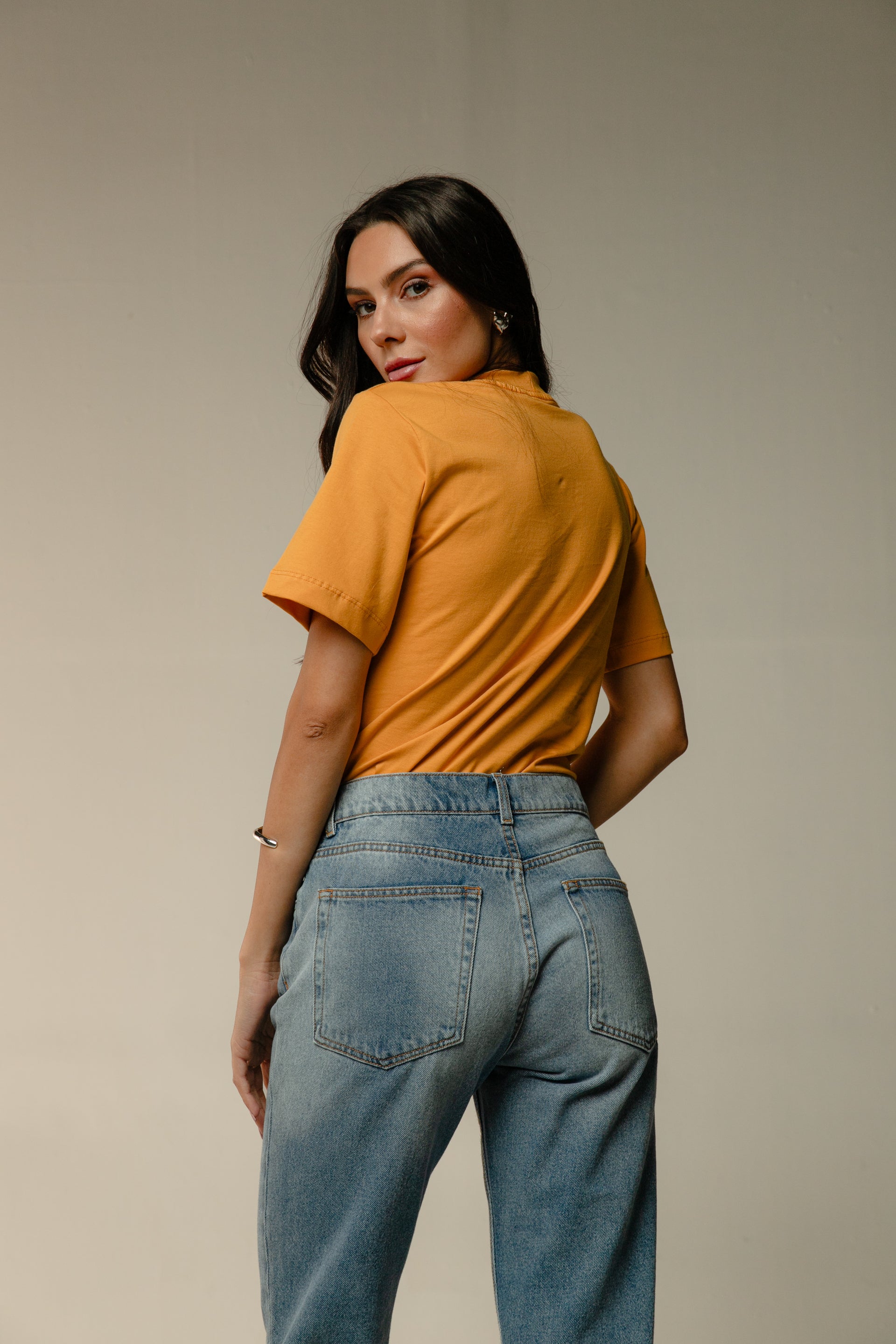 T-SHIRT SUMMER - Mostarda