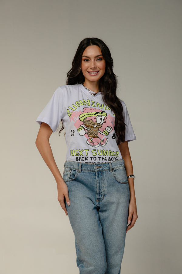 T-SHIRT SUMMER - Branco