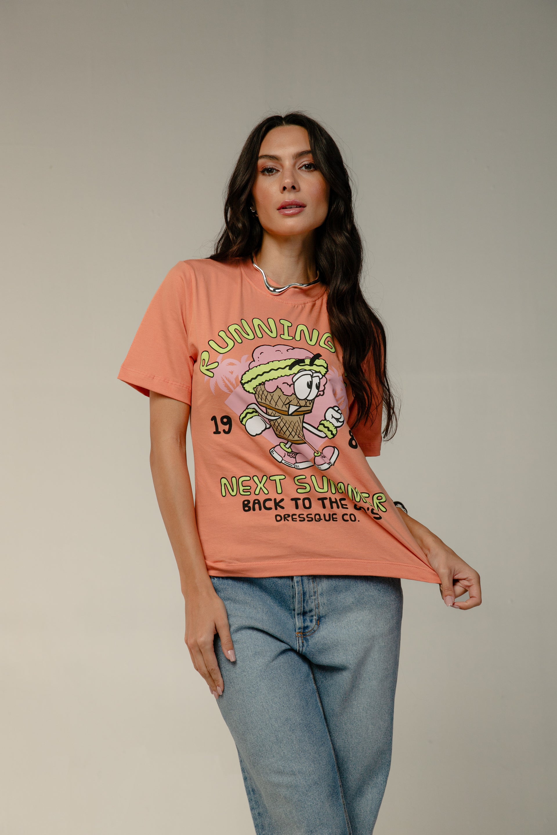 T-SHIRT SUMMER - Laranja