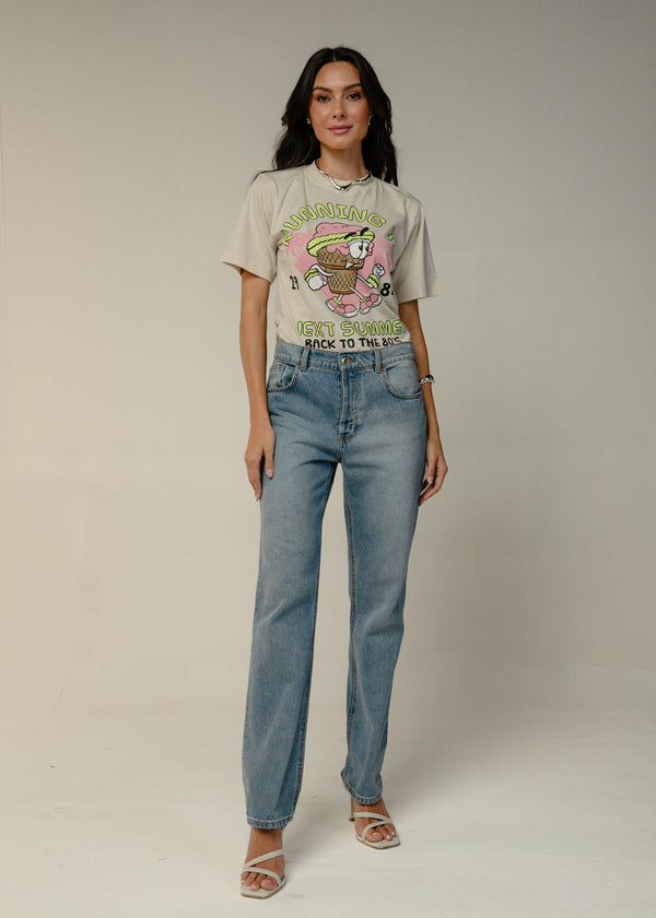 T-SHIRT SUMMER - Bege
