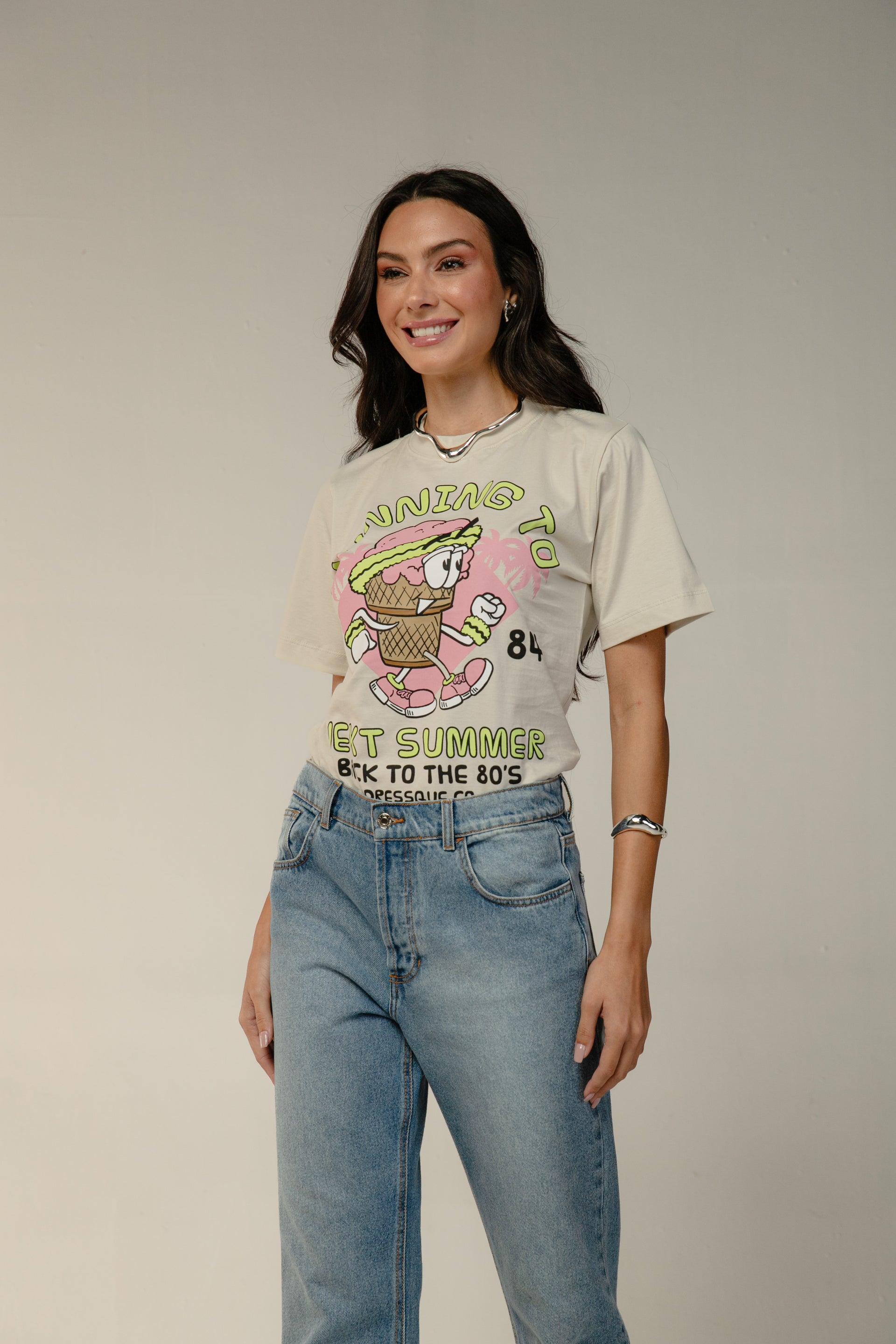 T-SHIRT SUMMER - Bege