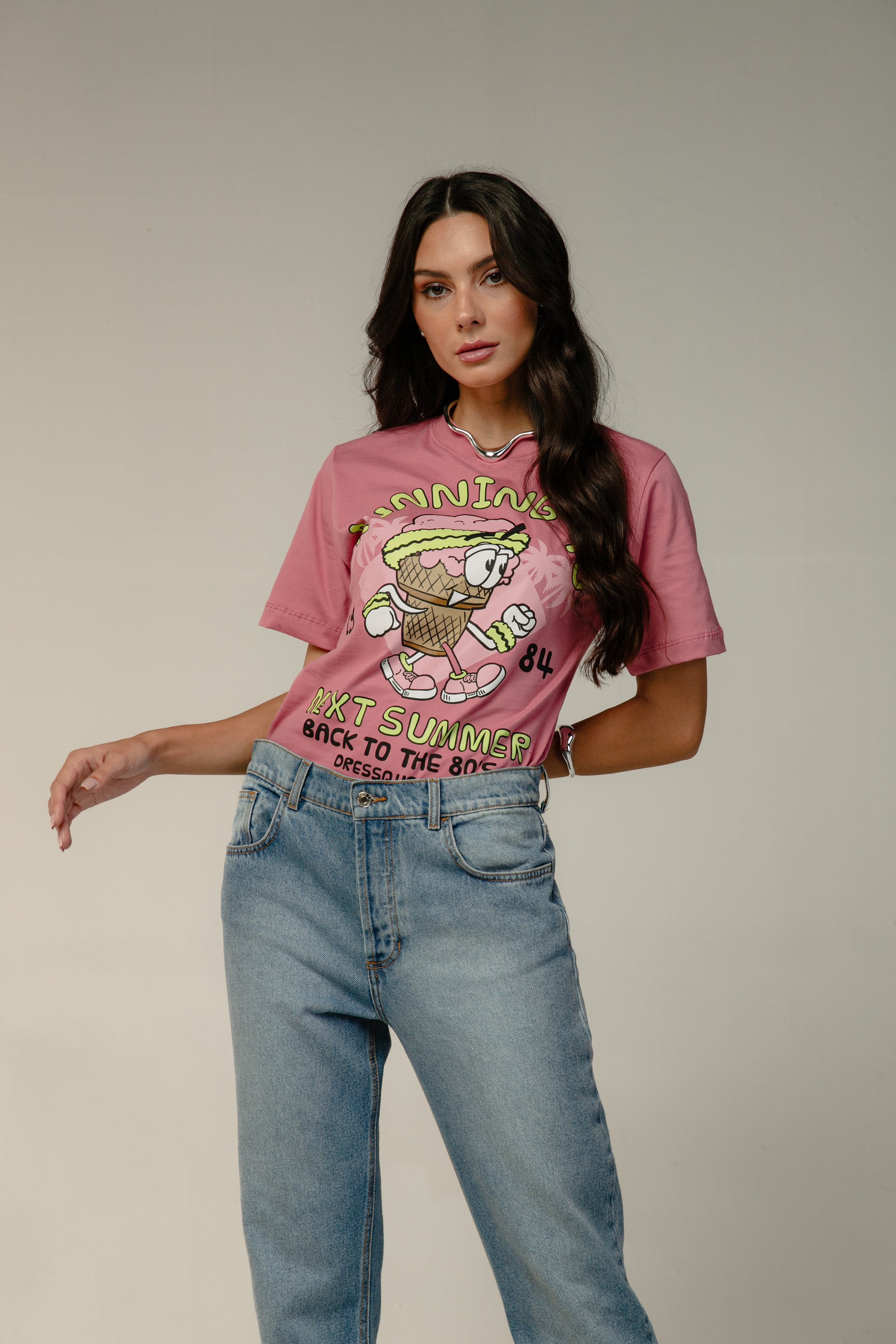 T-SHIRT SUMMER - Rosa Escuro